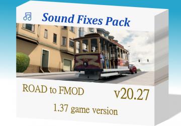 Мод Sound Fixes Pack версия 20.27 для American Truck Simulator (v1.37.x)