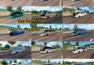 Мод Bus Traffic Pack версия 5.0 для Euro Truck Simulator 2 (v1.32.x)