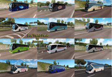 Мод Bus Traffic Pack версия 6.0 для Euro Truck Simulator 2 (v1.30.x, - 1.33.x)
