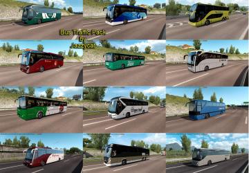 Мод Bus Traffic Pack версия 6.5 для Euro Truck Simulator 2 (v1.32.x, - 1.34.x)