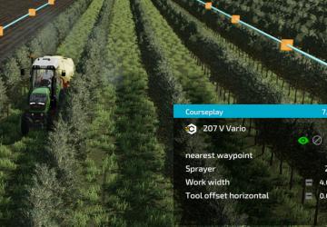 Мод CoursePlay версия 7.4.1.2 для Farming Simulator 2022 (v1.14.x)