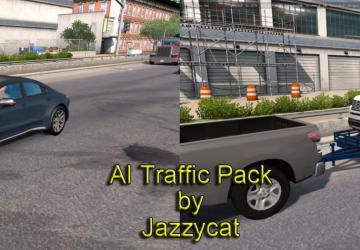 Мод AI Traffic Pack версия 8.4 для American Truck Simulator (v1.35.x, 1.36.x)