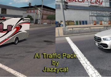 Мод AI Traffic Pack версия 9.0 для American Truck Simulator (v1.37.x)