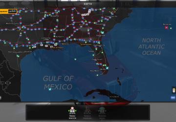 Карту Карта «Coast to Coast» версия 2.4.1 для American Truck Simulator (v1.30.x)