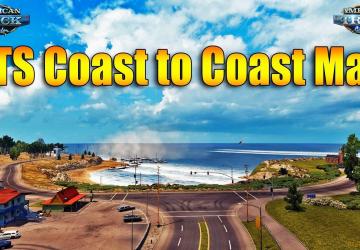 Карту Карта «Coast to Coast» версия 2.5.1 для American Truck Simulator (v1.31.x)