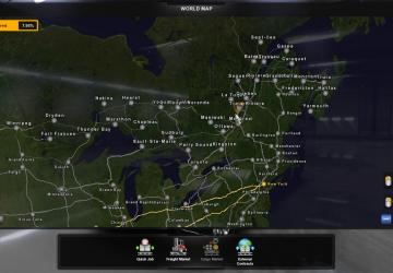 Карту Карта «Coast to Coast» версия 2.7 для American Truck Simulator (v1.34.x)
