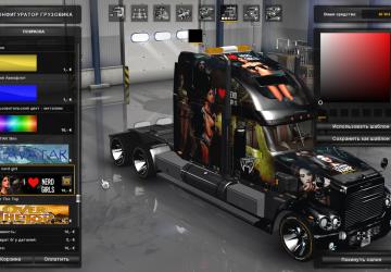 Мод Freightliner Coronado версия 01.08.18 для American Truck Simulator (v1.31.x, 1.32.x)