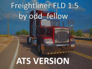 Мод Freightliner FLD версия 1.5 для American Truck Simulator (v1.28.x)