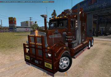 Мод Kenworth T908 версия 6.4 для American Truck Simulator (v1.32.x, - 1.34.x)