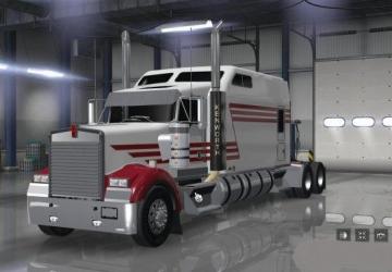 Мод Kenworth W900 Long Reworked версия 1.6 от 25.07.18 для American Truck Simulator (v1.31.x, 1.32.x)