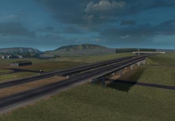 Карту Montana Expansion версия 0.3 для American Truck Simulator (v1.36.x, 1.37.x)