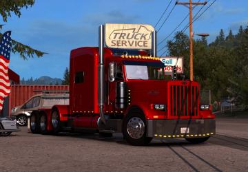 Мод Peterbilt 389 Modified версия 2.3.4 для American Truck Simulator (v1.47.x)