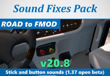 Мод Sound Fixes Pack версия 20.8 для American Truck Simulator (v1.37.x)