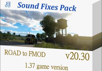 Мод Sound Fixes Pack версия 20.30 для American Truck Simulator (v1.37.x)