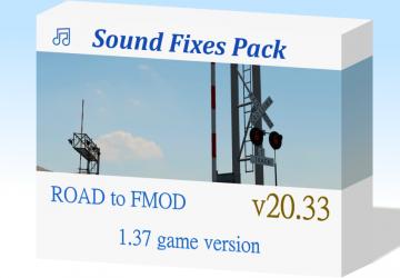 Мод Sound Fixes Pack версия 20.33 для American Truck Simulator (v1.37.x)