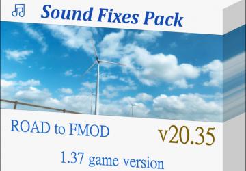 Мод Sound Fixes Pack версия 20.35 для American Truck Simulator (v1.37.x)