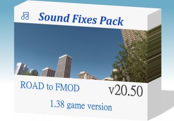 Мод Sound Fixes Pack версия 20.50 для American Truck Simulator (v1.38.x)