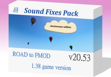 Мод Sound Fixes Pack версия 20.53 для American Truck Simulator (v1.38.x)