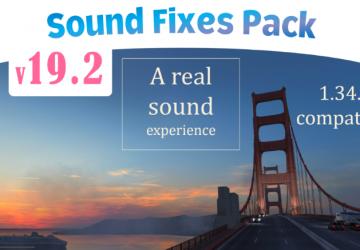 Мод Sound Fixes Pack версия 19.2 для American Truck Simulator (v1.34.x)