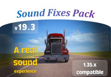 Мод Sound Fixes Pack версия 19.3 для American Truck Simulator (v1.35.x)