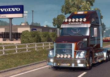 Мод Volvo VNL670 версия 1.5.5 для American Truck Simulator (v1.32.x)