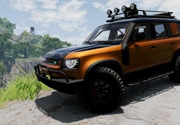 Мод 2020 Land Rover Defender версия 27.12.23 для BeamNG.drive (v0.31.x)