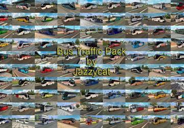 Мод Bus Traffic Pack версия 18.1 для Euro Truck Simulator 2 (v1.49.x)