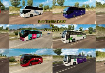 Мод Bus Traffic Pack версия 4.0 для Euro Truck Simulator 2 (v1.30.x)
