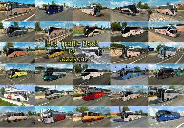 Мод Bus Traffic Pack версия 4.8 для Euro Truck Simulator 2 (v1.31.x)
