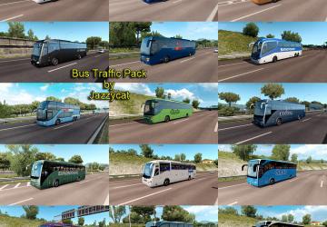 Мод Bus Traffic Pack версия 5.2 для Euro Truck Simulator 2 (v1.31.x, 1.32.x)