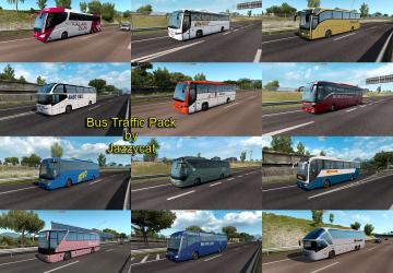 Мод Bus Traffic Pack версия 5.3 для Euro Truck Simulator 2 (v1.31.x, 1.32.x)