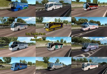 Мод Bus Traffic Pack версия 5.4 для Euro Truck Simulator 2 (v1.31.x, 1.32.x)