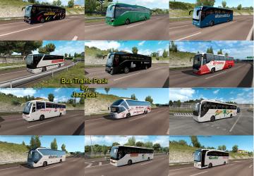 Мод Bus Traffic Pack версия 6.1 для Euro Truck Simulator 2 (v1.30.x, - 1.33.x)