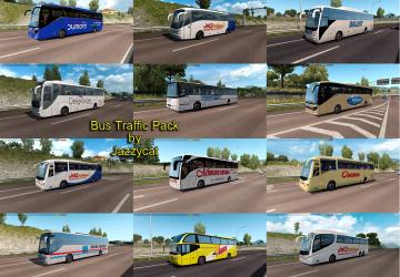 Мод Bus Traffic Pack версия 6.2 для Euro Truck Simulator 2 (v1.30.x, - 1.33.x)