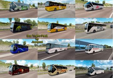 Мод Bus Traffic Pack версия 6.3 для Euro Truck Simulator 2 (v1.30.x, - 1.34.x)