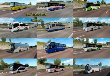 Мод Bus Traffic Pack версия 6.4 для Euro Truck Simulator 2 (v1.30.x, - 1.34.x)