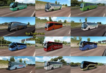 Мод Bus Traffic Pack версия 6.9 для Euro Truck Simulator 2 (v1.30.x, - 1.34.x)
