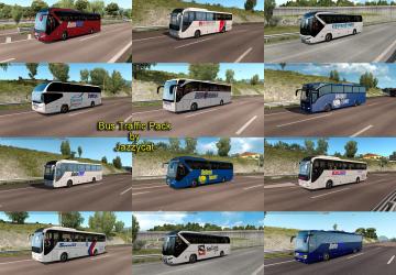 Мод Bus Traffic Pack версия 7.1 для Euro Truck Simulator 2 (v1.35.x)
