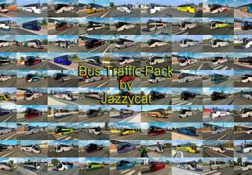Мод Bus Traffic Pack версия 7.5 для Euro Truck Simulator 2 (v1.35.x)