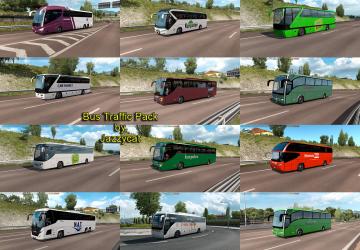 Мод Bus Traffic Pack версия 7.8 для Euro Truck Simulator 2 (v1.35.x)