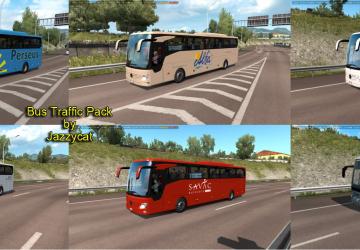 Мод Bus Traffic Pack версия 8.2 для Euro Truck Simulator 2 (v1.35.x, 1.36.x)