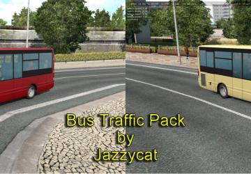 Мод Bus Traffic Pack версия 8.3 для Euro Truck Simulator 2 (v1.35.x, 1.36.x)