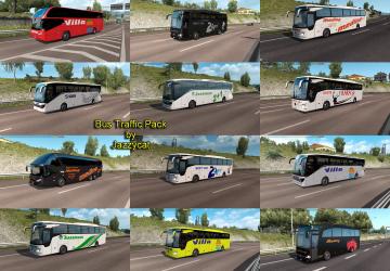 Мод Bus Traffic Pack версия 8.5 для Euro Truck Simulator 2 (v1.35.x, 1.36.x)