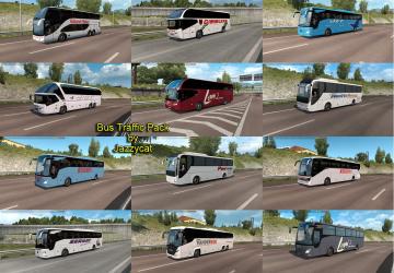 Мод Bus Traffic Pack версия 9.0 для Euro Truck Simulator 2 (v1.35.x, 1.36.x)