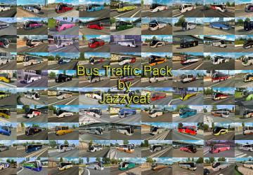 Мод Bus Traffic Pack версия 9.5 для Euro Truck Simulator 2 (v1.37.x)