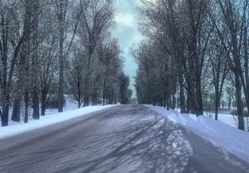Мод Frosty Winter Weather Mod версия 6.6 для Euro Truck Simulator 2 (v1.31.x)