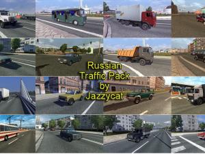 Мод Russian Traffic Pack версия 2.4 для Euro Truck Simulator 2 (v1.30.x, - 1.32.x)