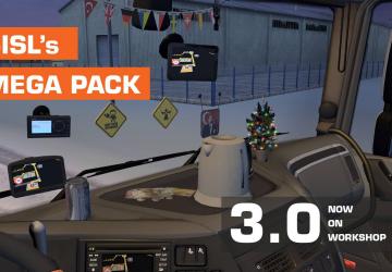 Мод SiSL’s Mega Pack версия 3.0 для Euro Truck Simulator 2 (v1.30.x, - 1.34.x)