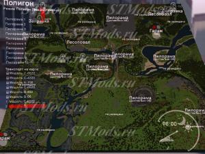 Карта «Open pit mine» версия 1 для SpinTires (v03.03.16)